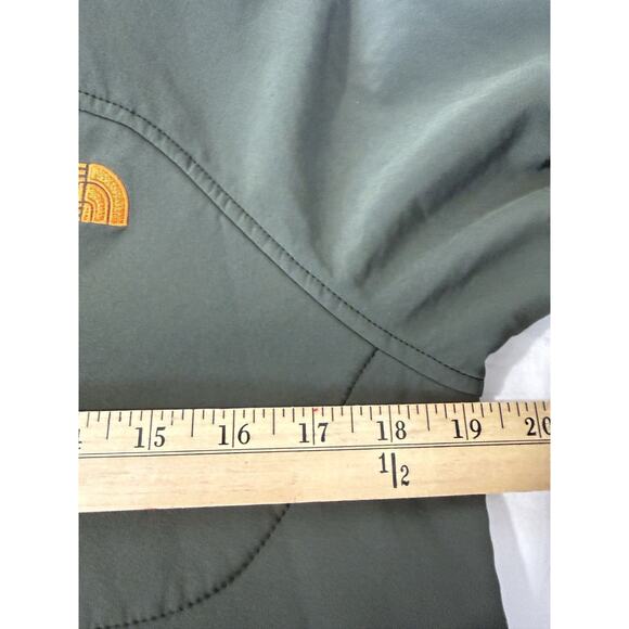 The North Face Shellrock Boys L 14/16 Olive Green Jacket with Orange Zippers - Picture 11 of 11